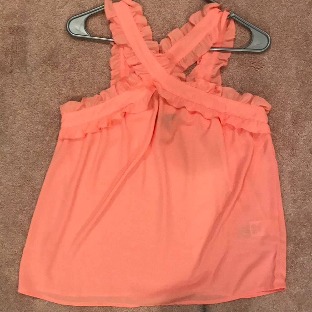 j. crew ruffle shirt